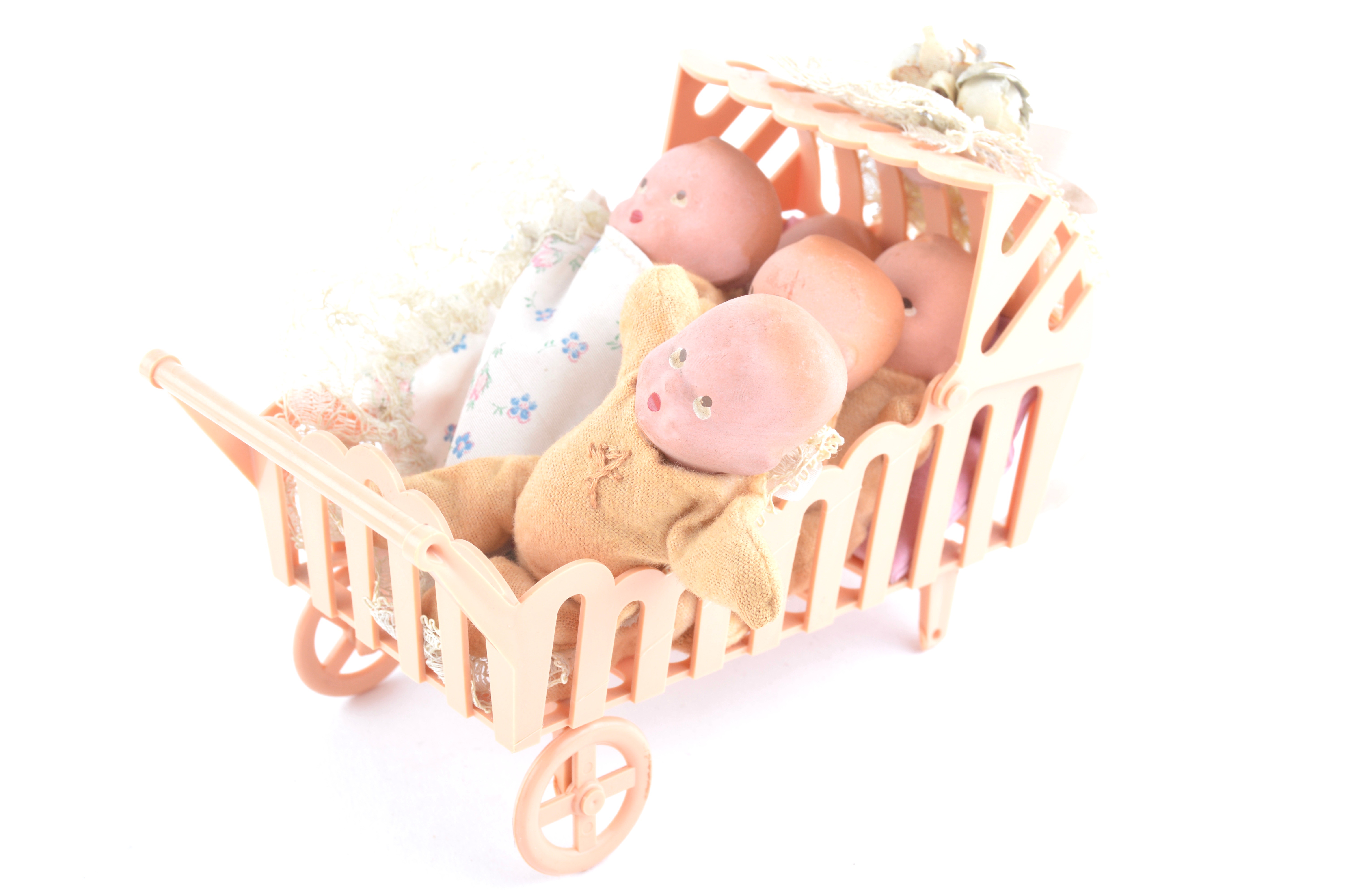 Vintage Bisque Mini-Baby Groups