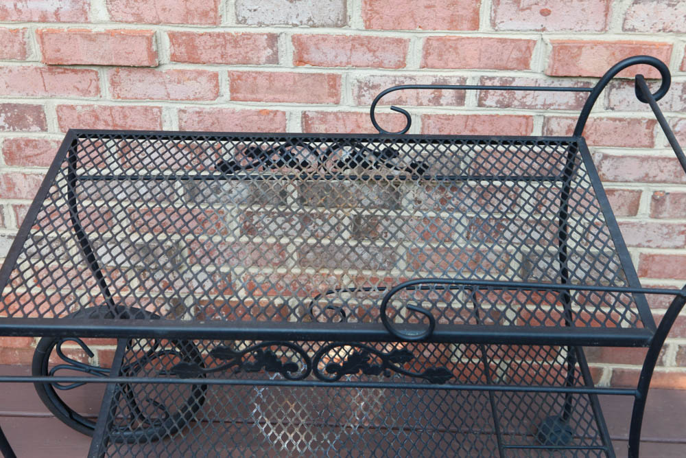 "Thermador Char-Glo" Outdoor Grill and Serving Cart