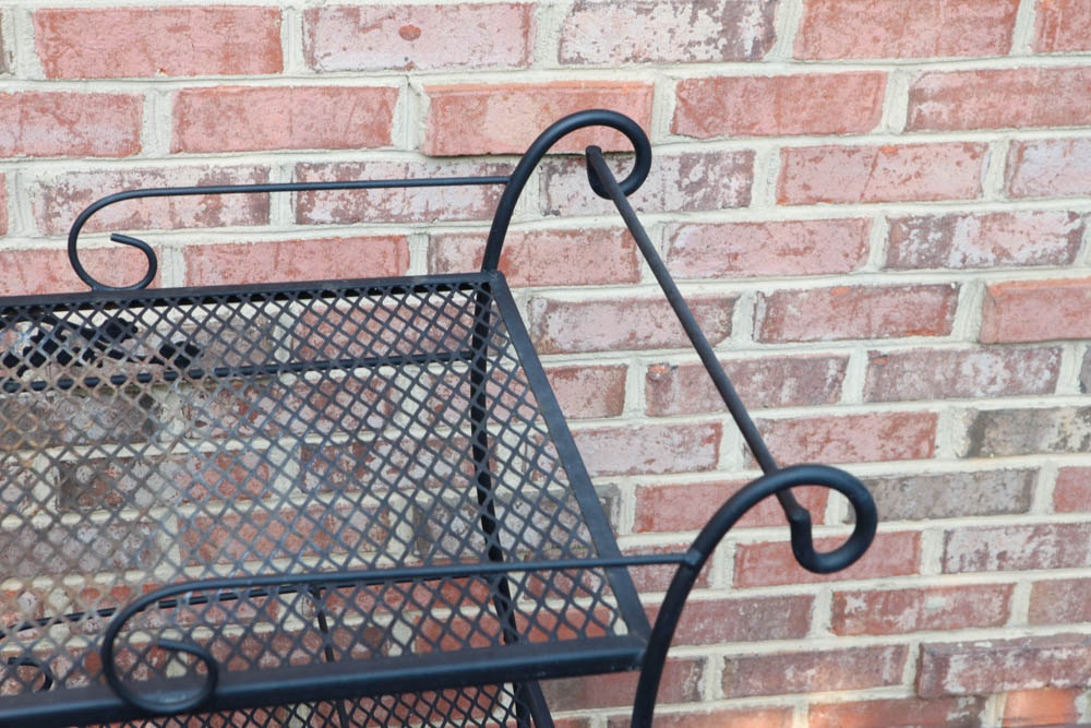 "Thermador Char-Glo" Outdoor Grill and Serving Cart