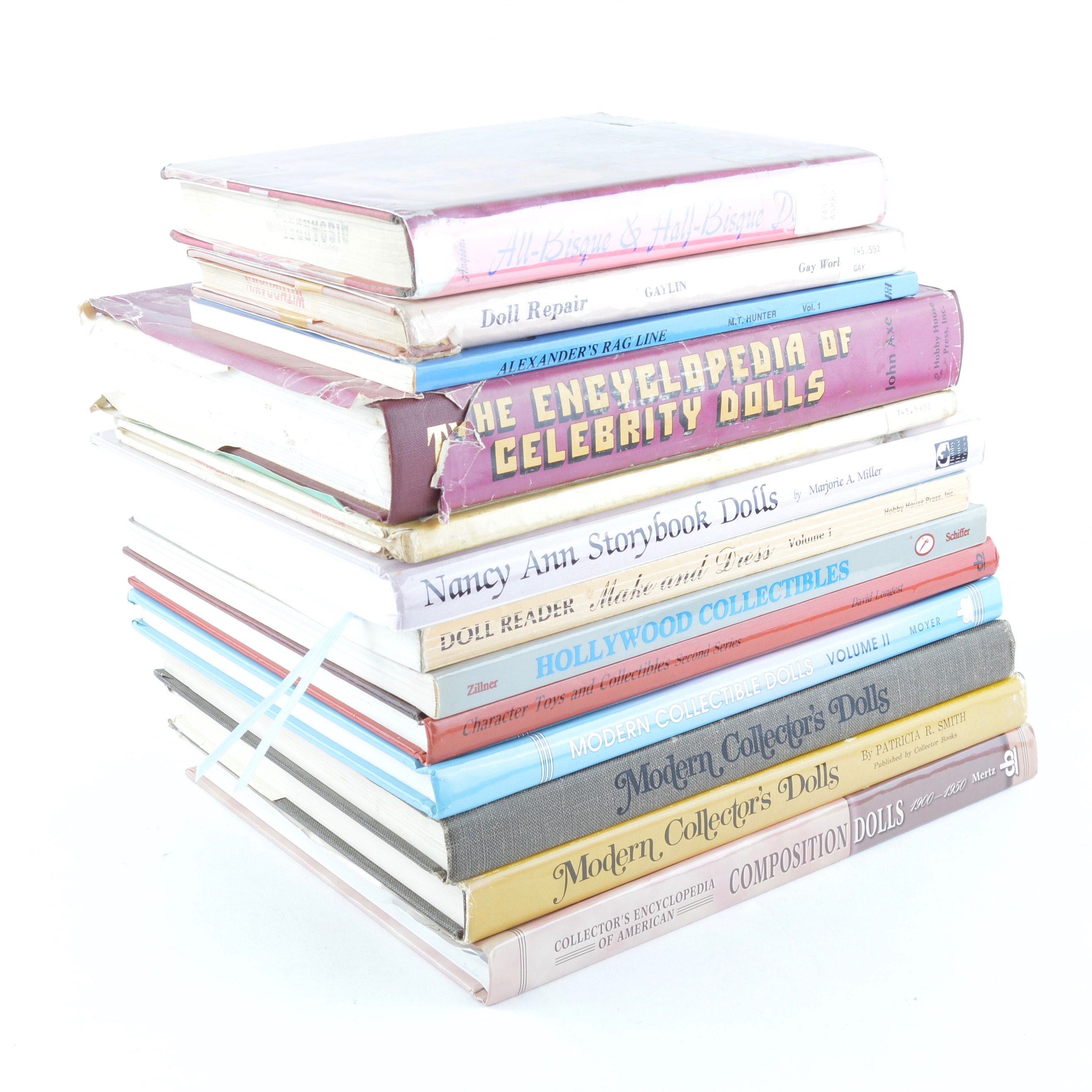 Assortment of Doll Collector's Books