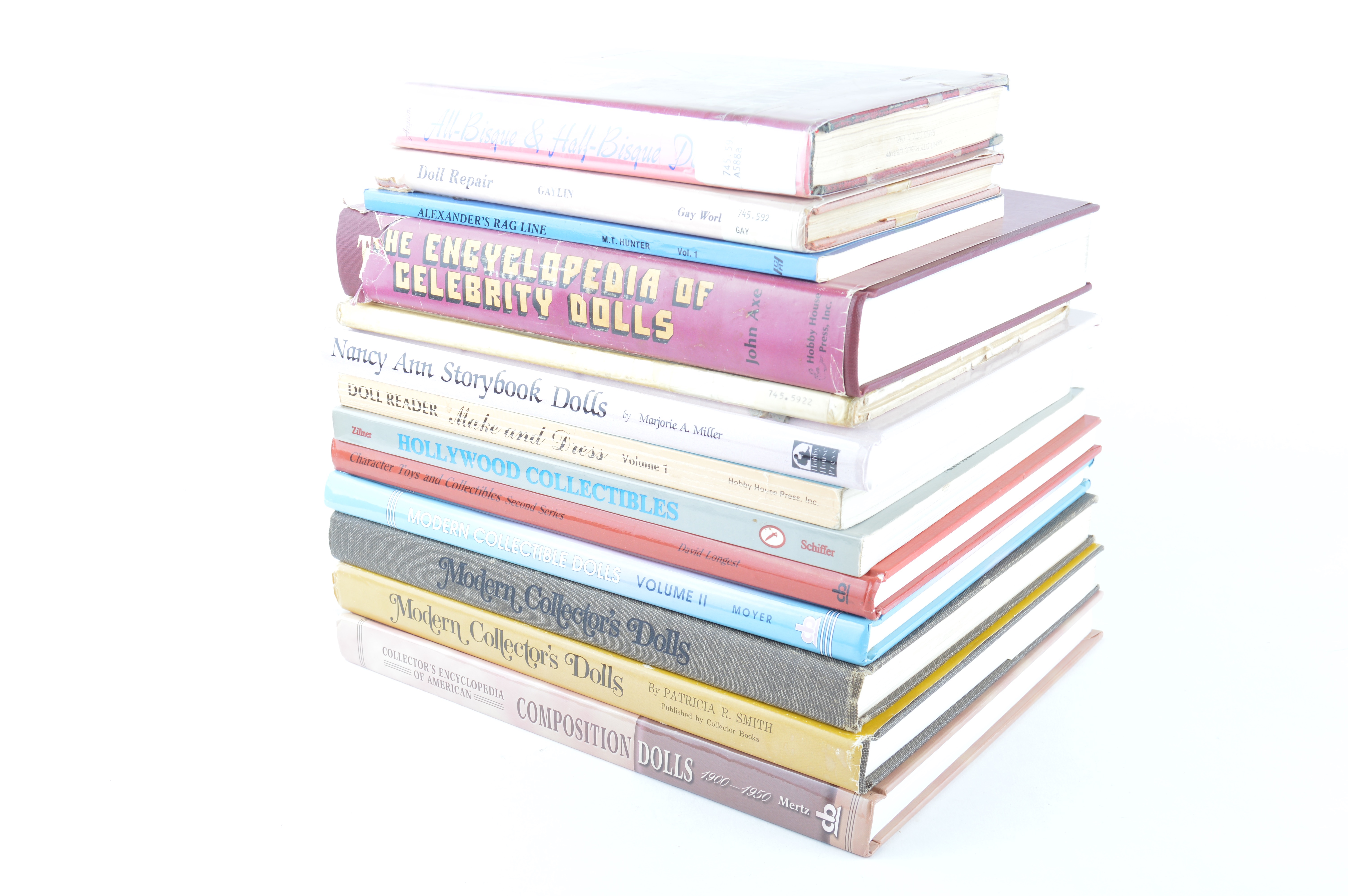 Assortment of Doll Collector's Books