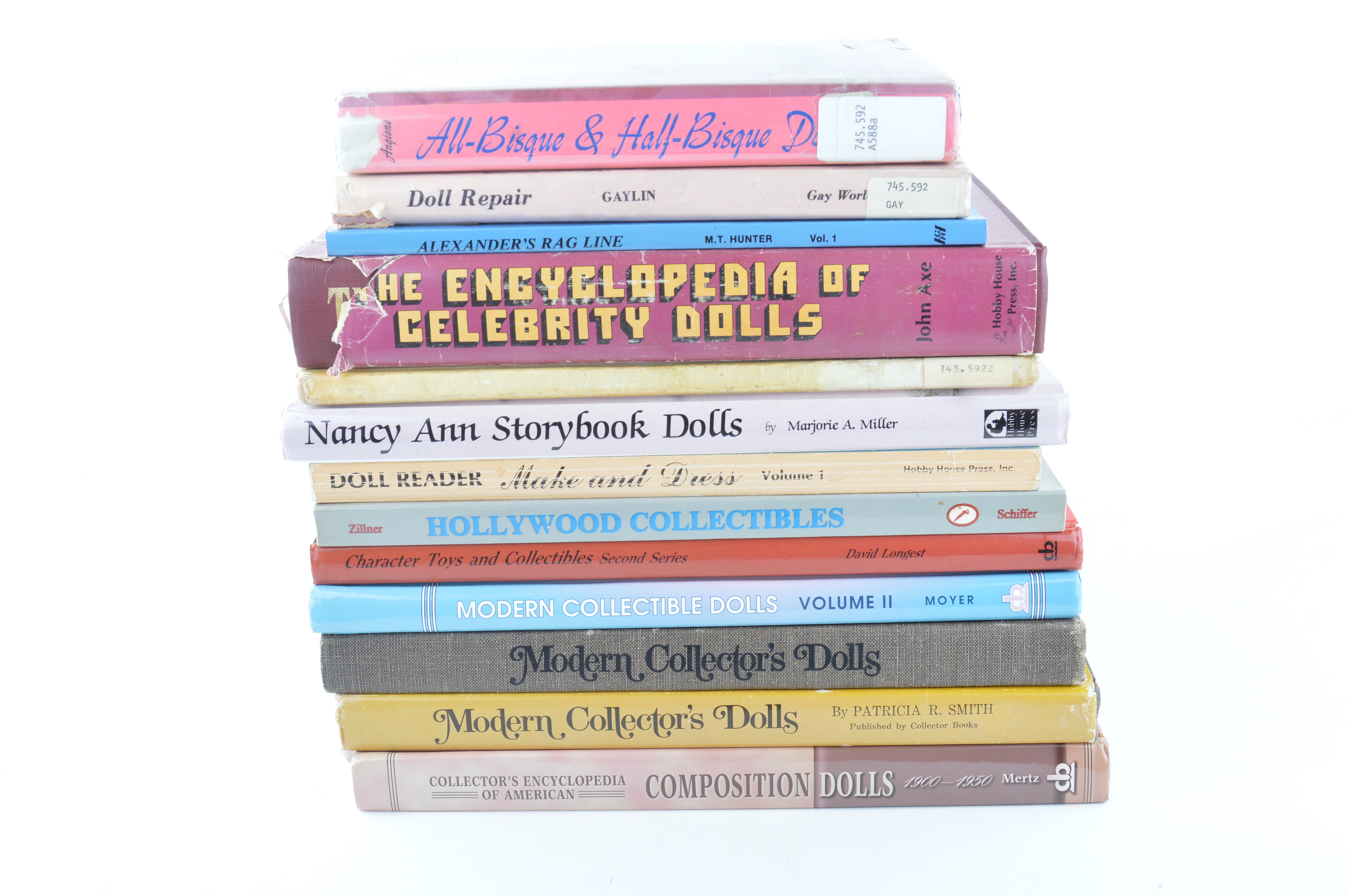Assortment of Doll Collector's Books