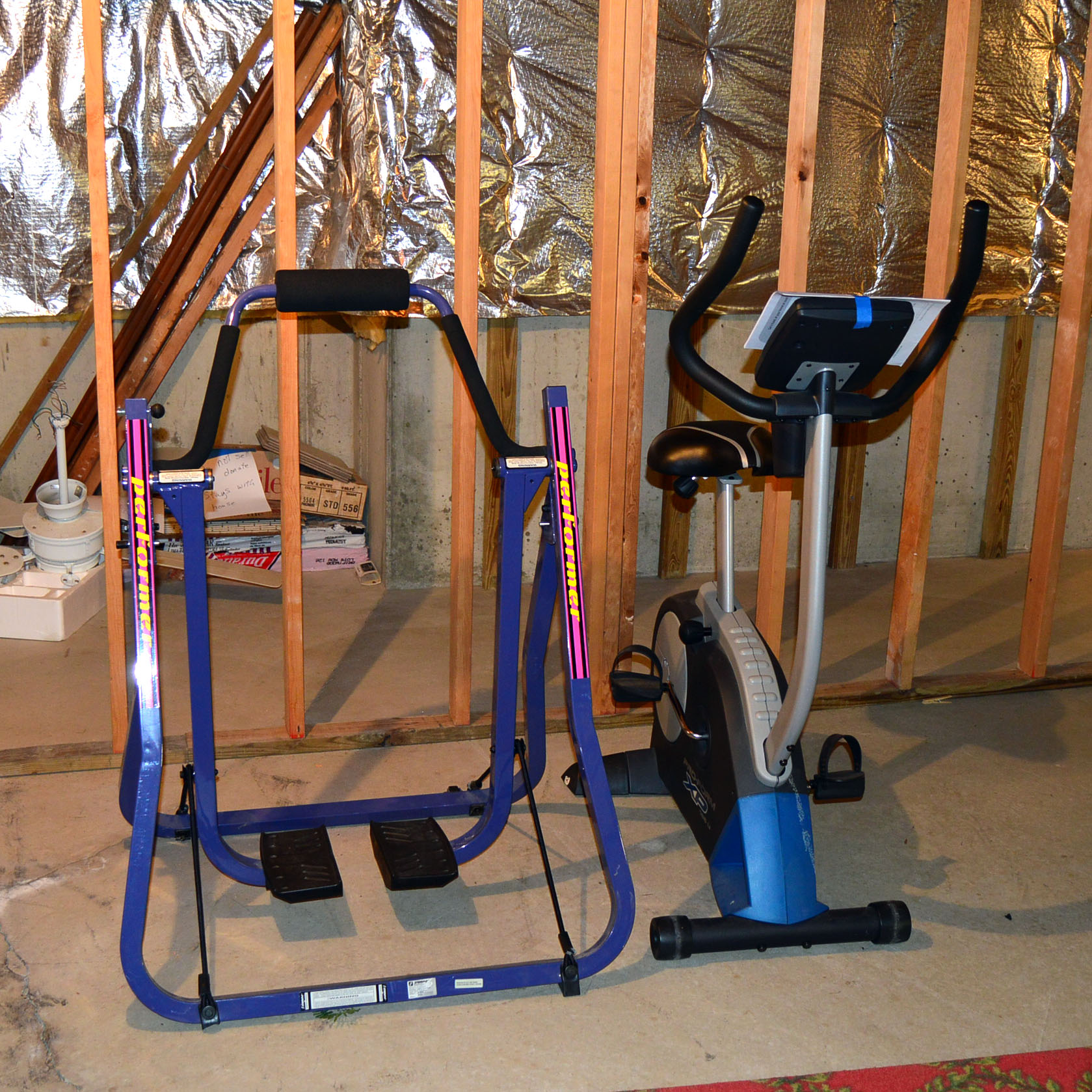 Pair of Aerobic Exercise Machines