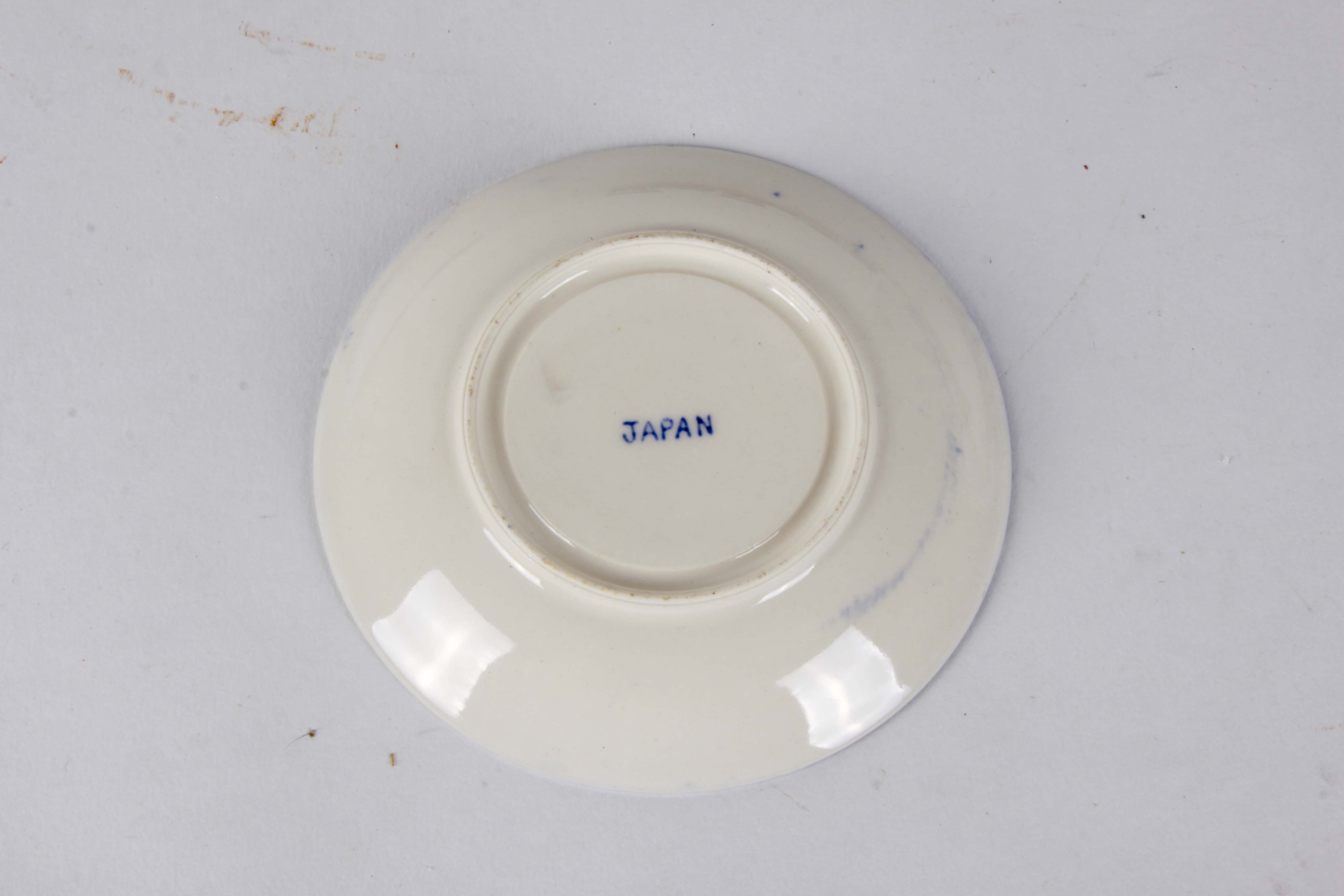 Teacup and Saucer Collection with Lithophane Geisha Impression