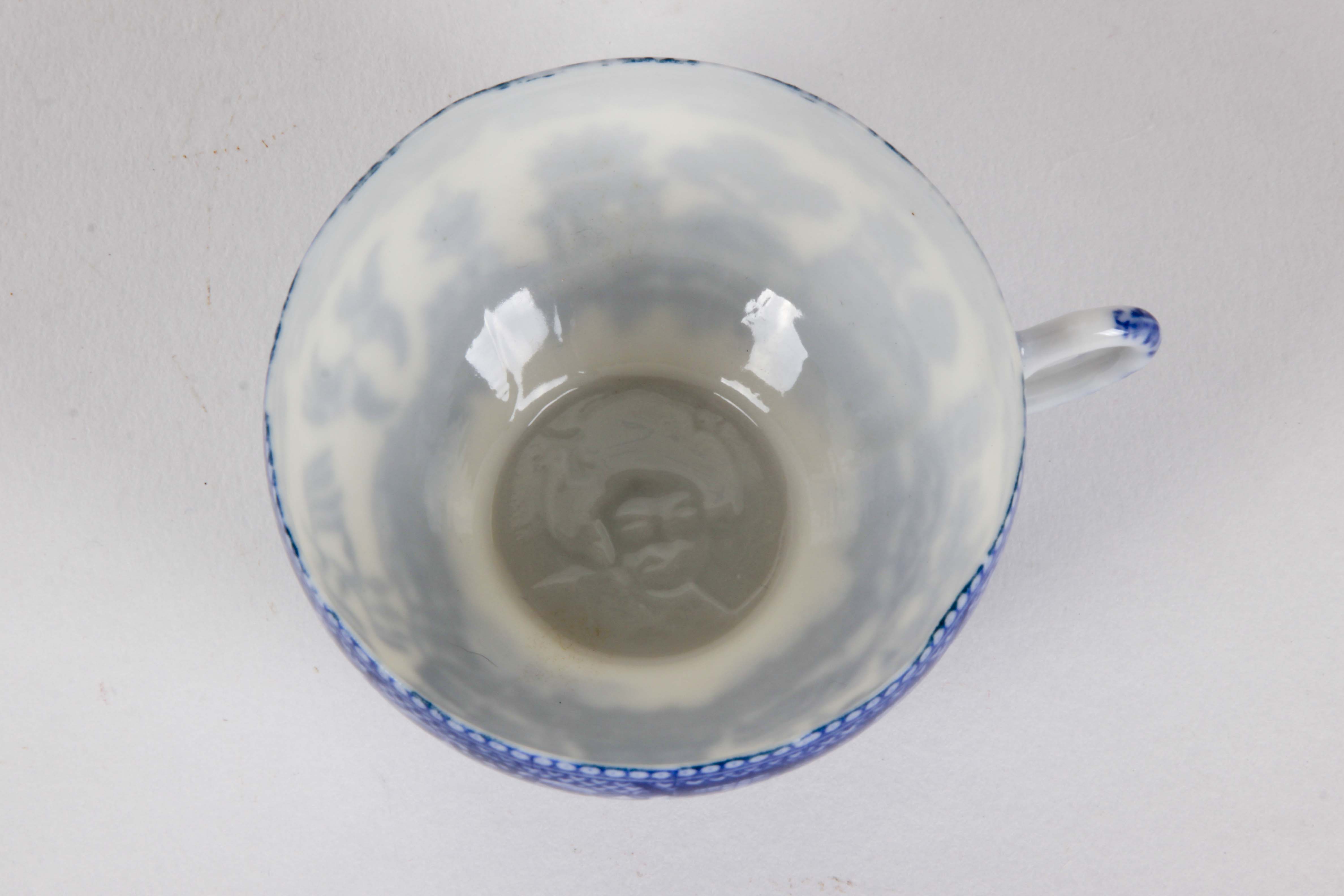 Teacup and Saucer Collection with Lithophane Geisha Impression