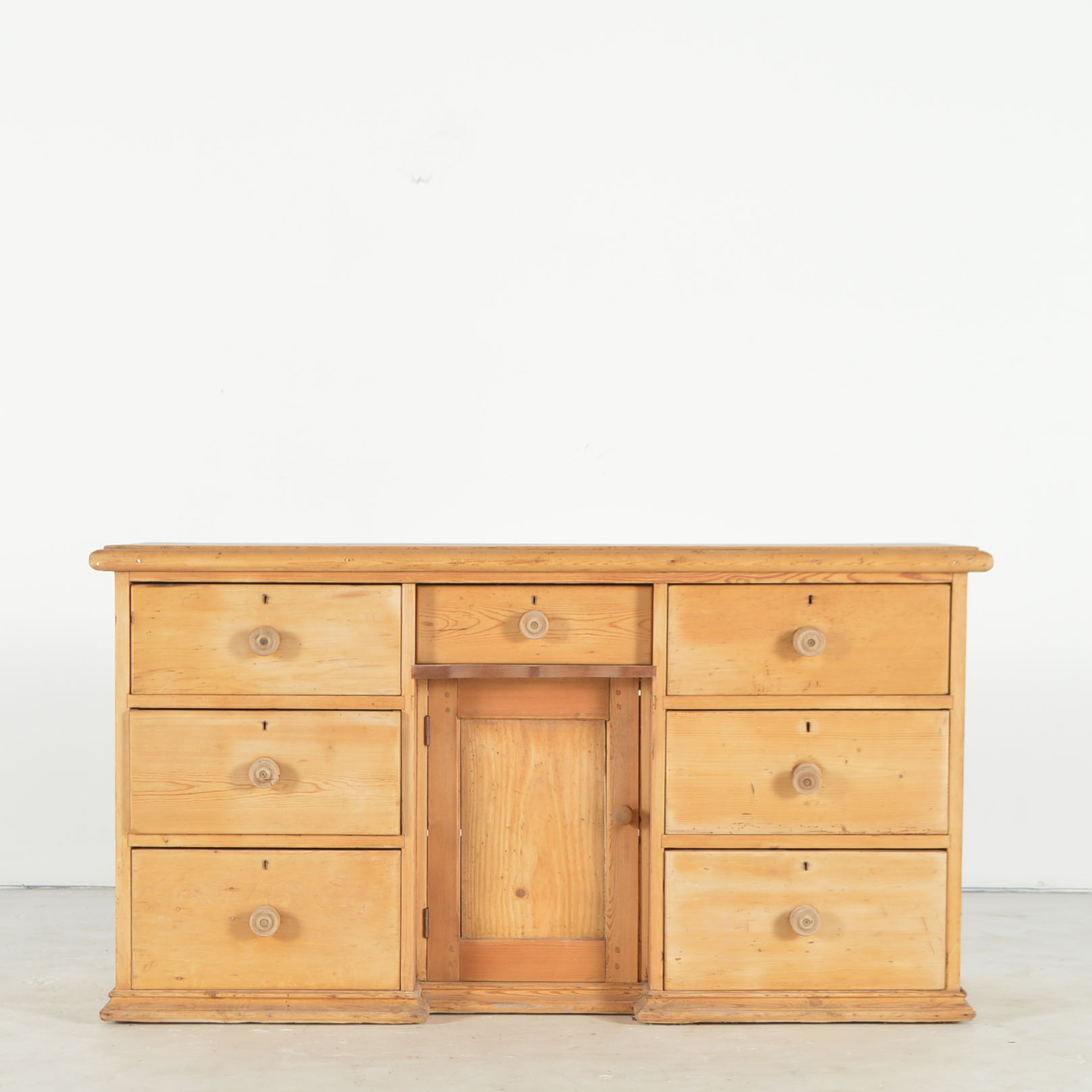 Natural Pine Wood Sideboard