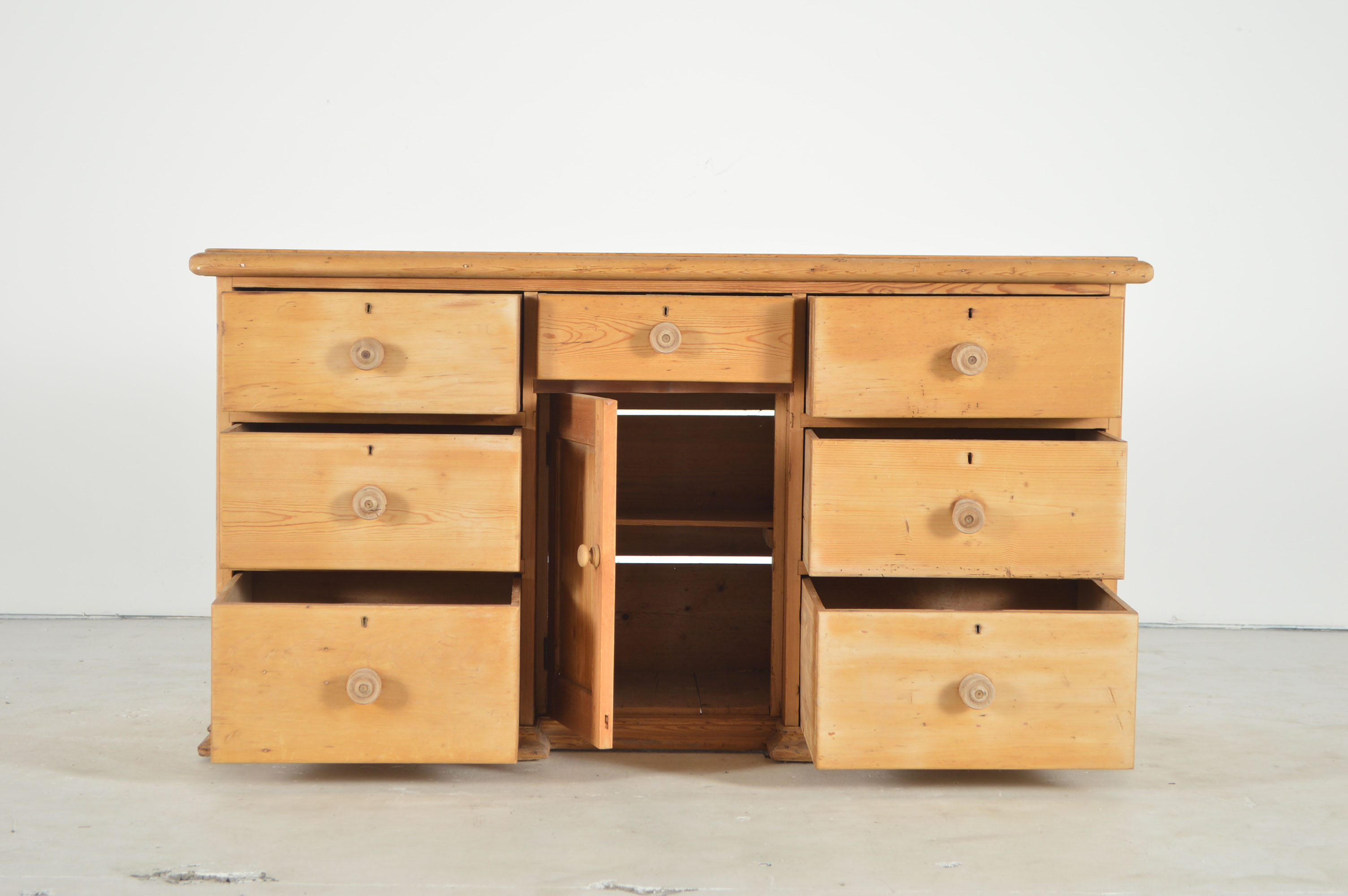 Natural Pine Wood Sideboard