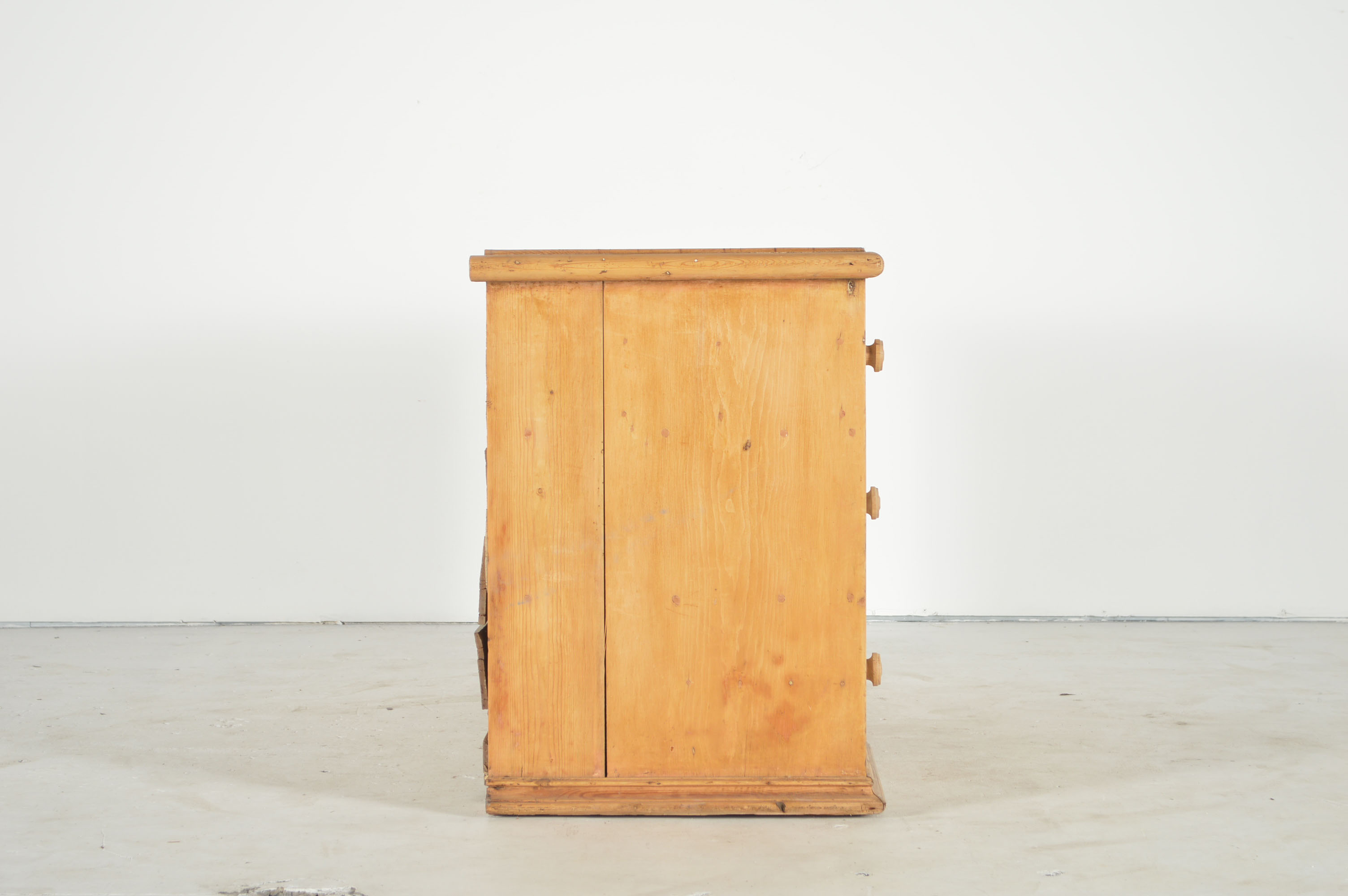 Natural Pine Wood Sideboard