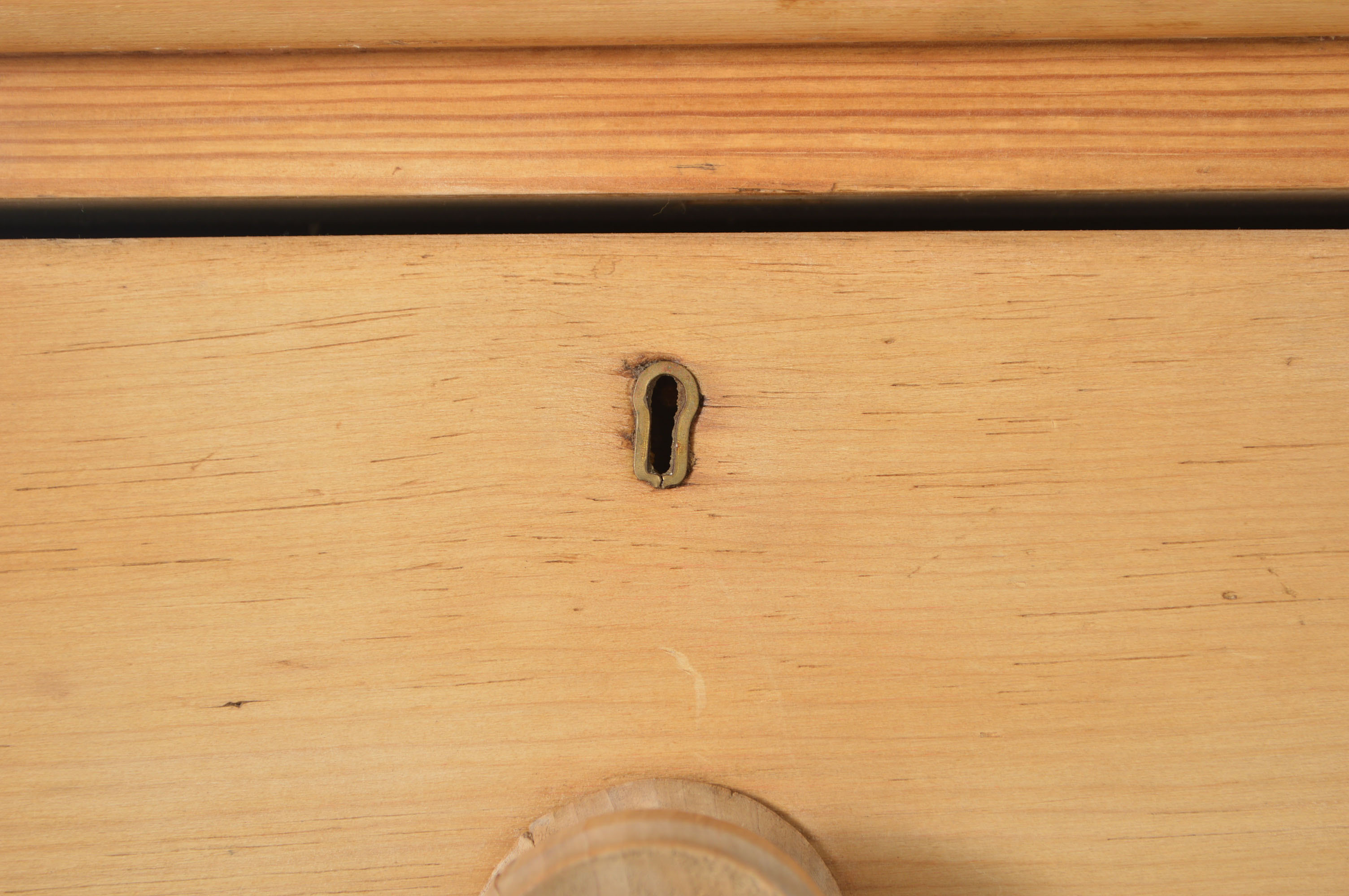 Natural Pine Wood Sideboard