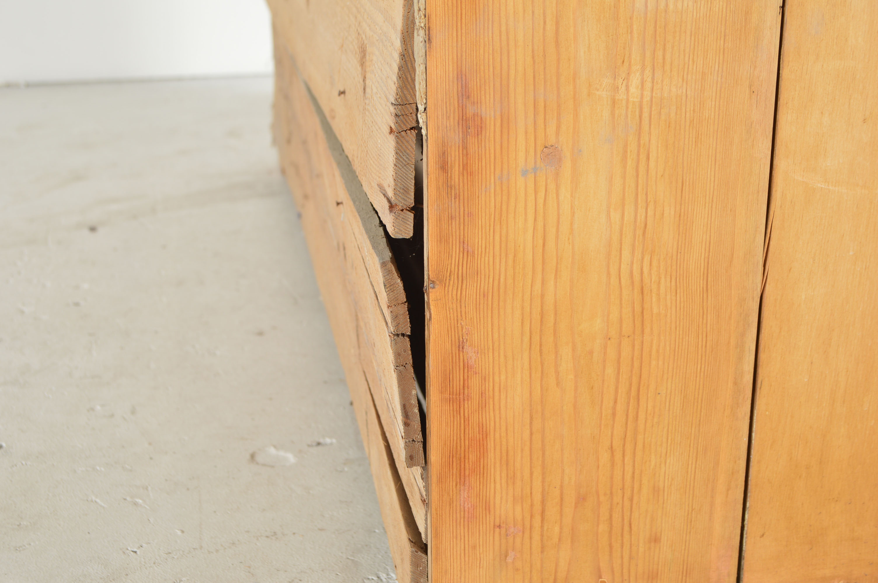 Natural Pine Wood Sideboard