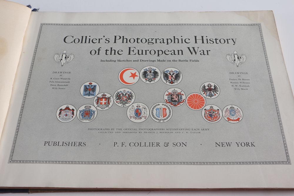 1916 Collier's "Photographic History of The European War" Book