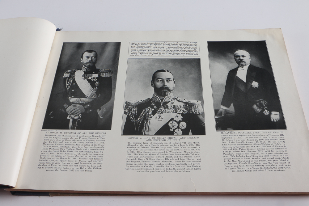 1916 Collier's "Photographic History of The European War" Book