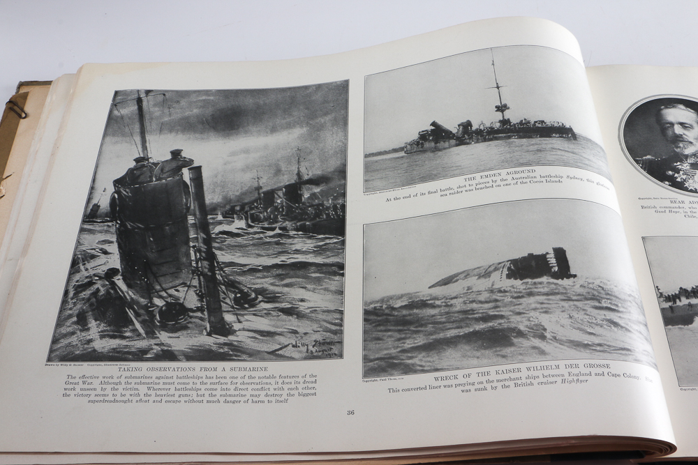 1916 Collier's "Photographic History of The European War" Book