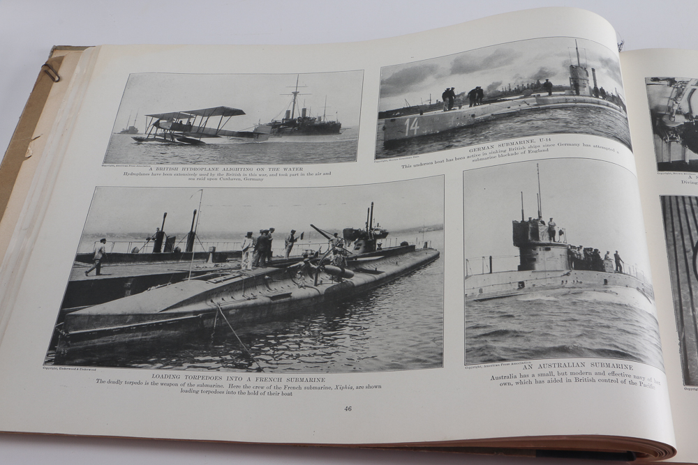 1916 Collier's "Photographic History of The European War" Book