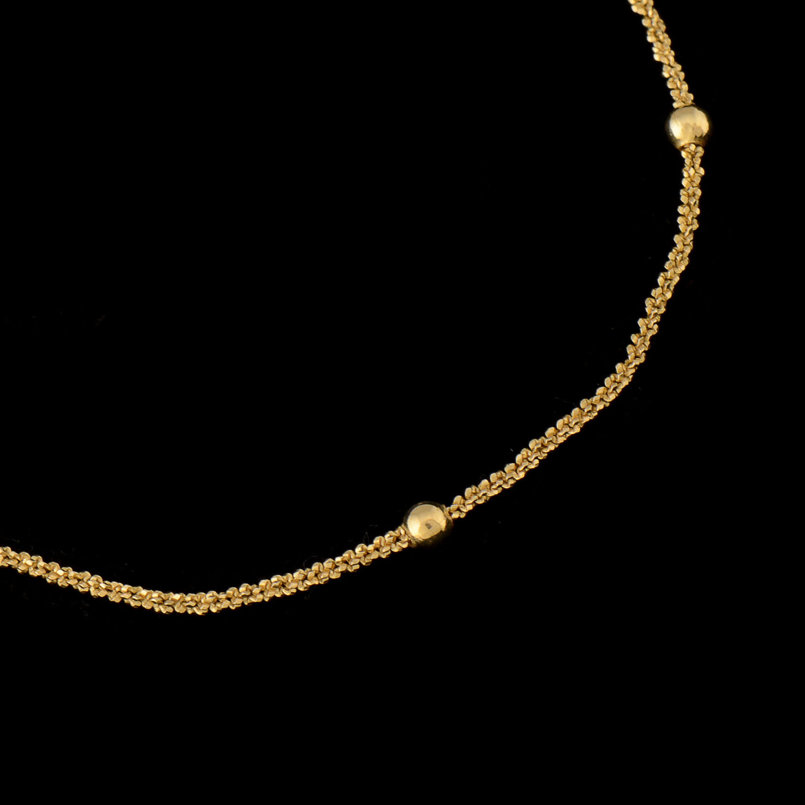 Danecraft Sterling Silver Vermeil Chain Bracelet