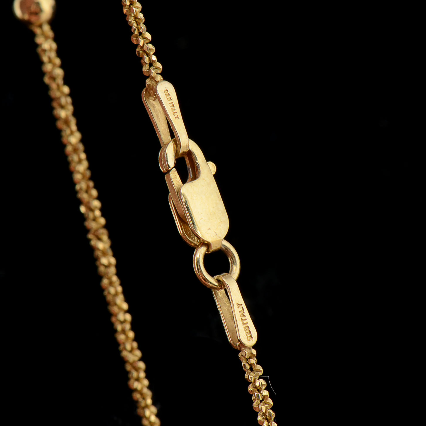 Danecraft Sterling Silver Vermeil Chain Bracelet