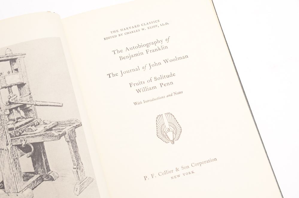 22 Volumes of Harvard Classics Deluxe Editions from 1968