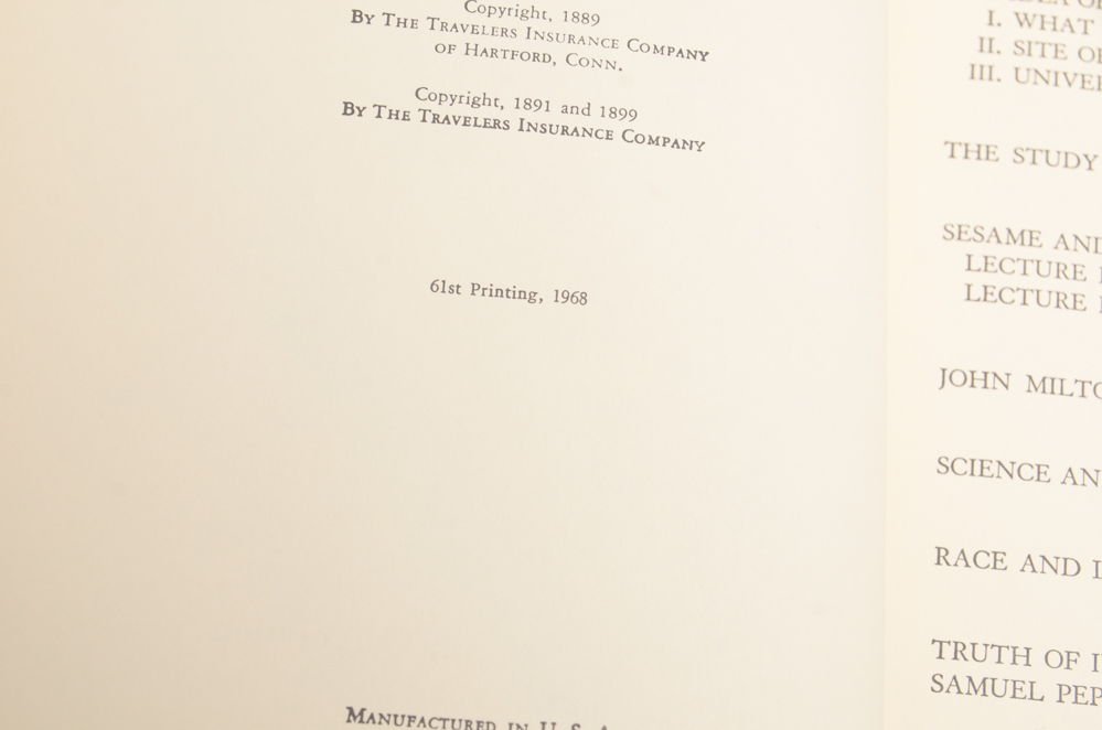 22 Volumes of Harvard Classics Deluxe Editions from 1968