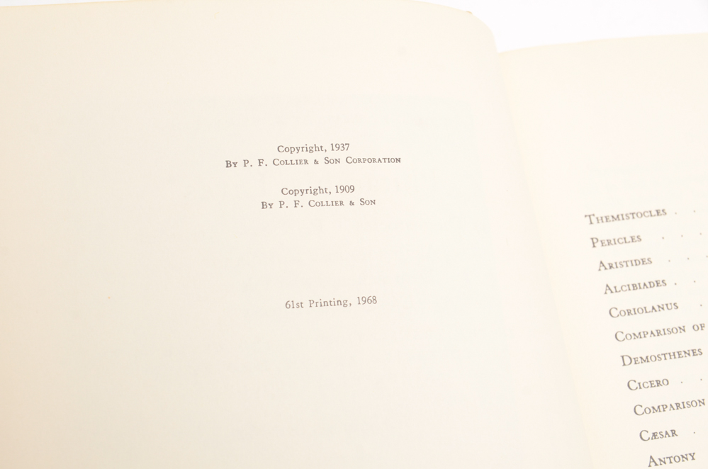 22 Volumes of Harvard Classics Deluxe Editions from 1968