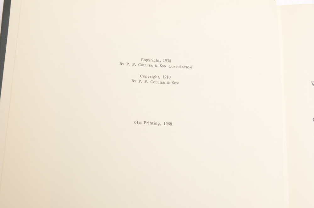 22 Volumes of Harvard Classics Deluxe Editions from 1968