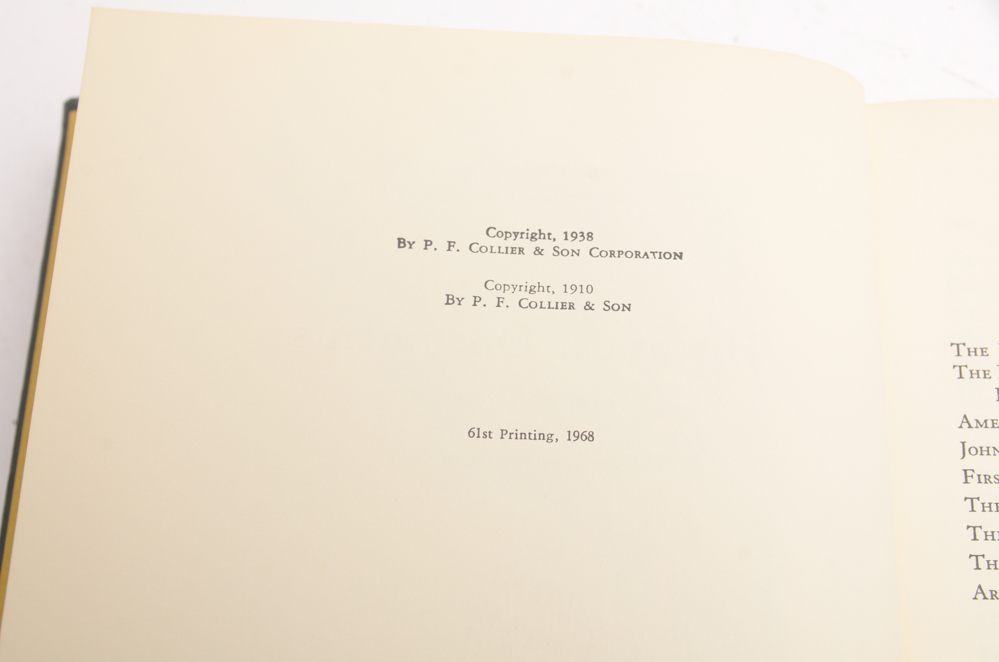 22 Volumes of Harvard Classics Deluxe Editions from 1968