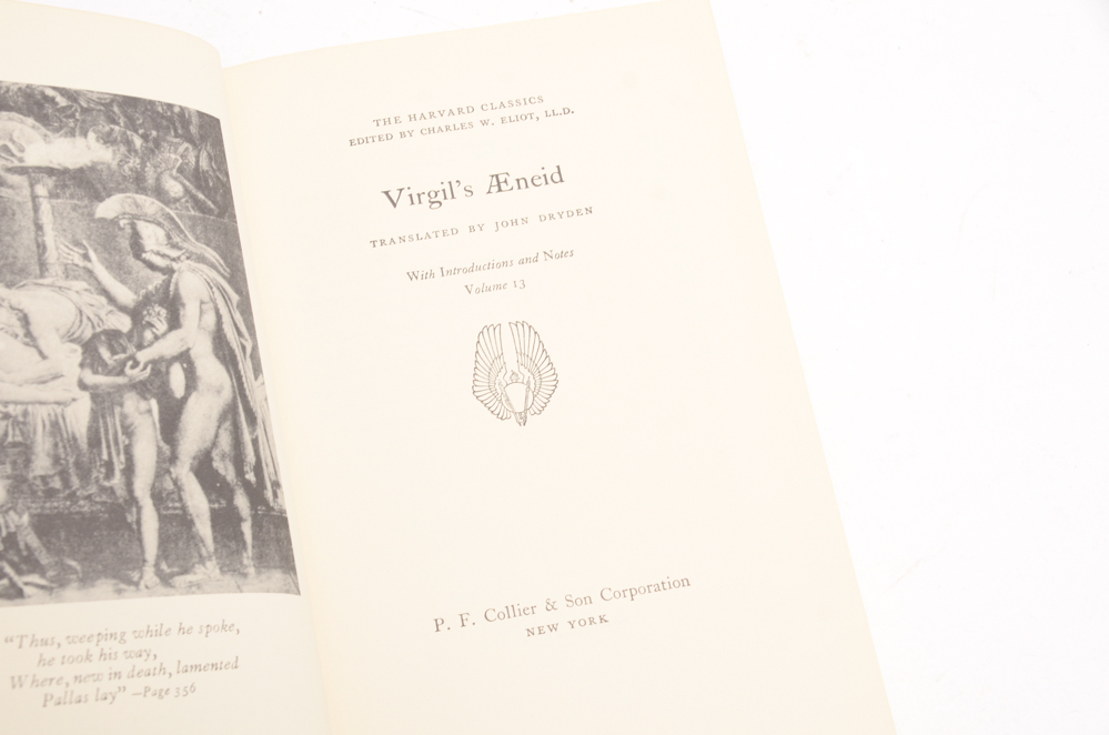 22 Volumes of Harvard Classics Deluxe Editions from 1968