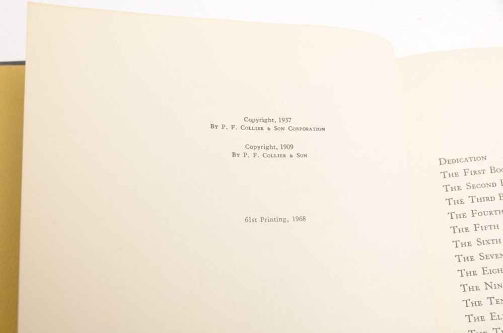 22 Volumes of Harvard Classics Deluxe Editions from 1968