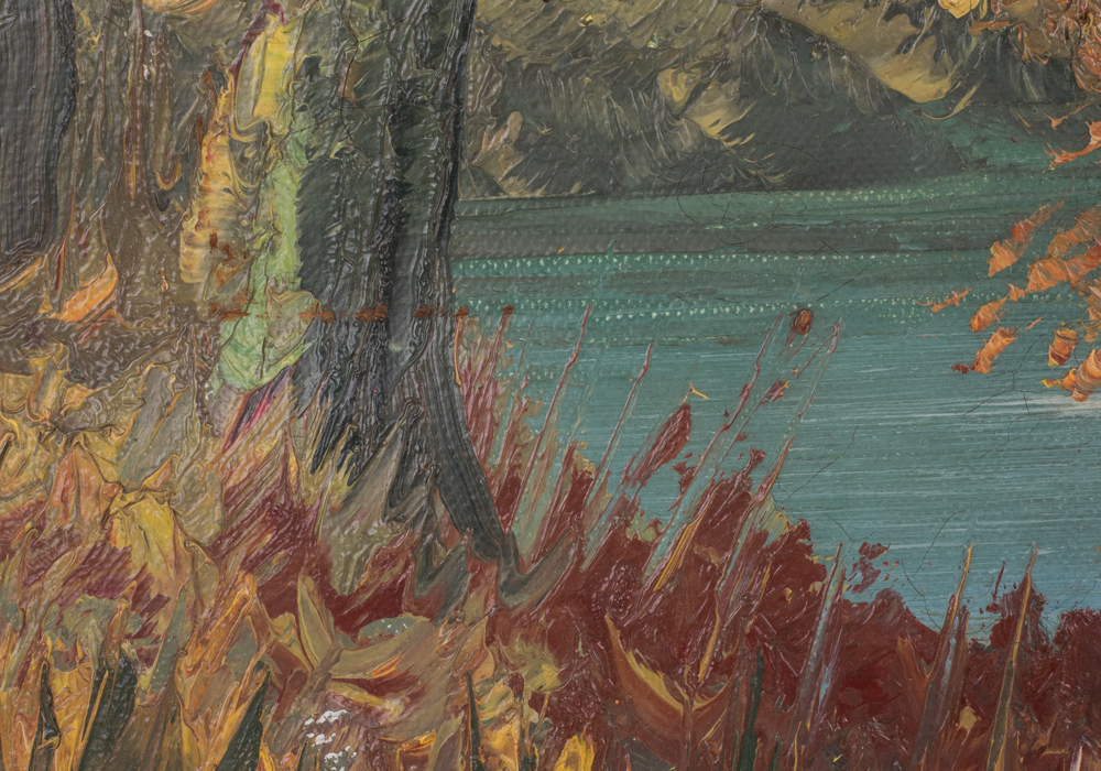 Original Joost Autumn Landscape Oil Painting