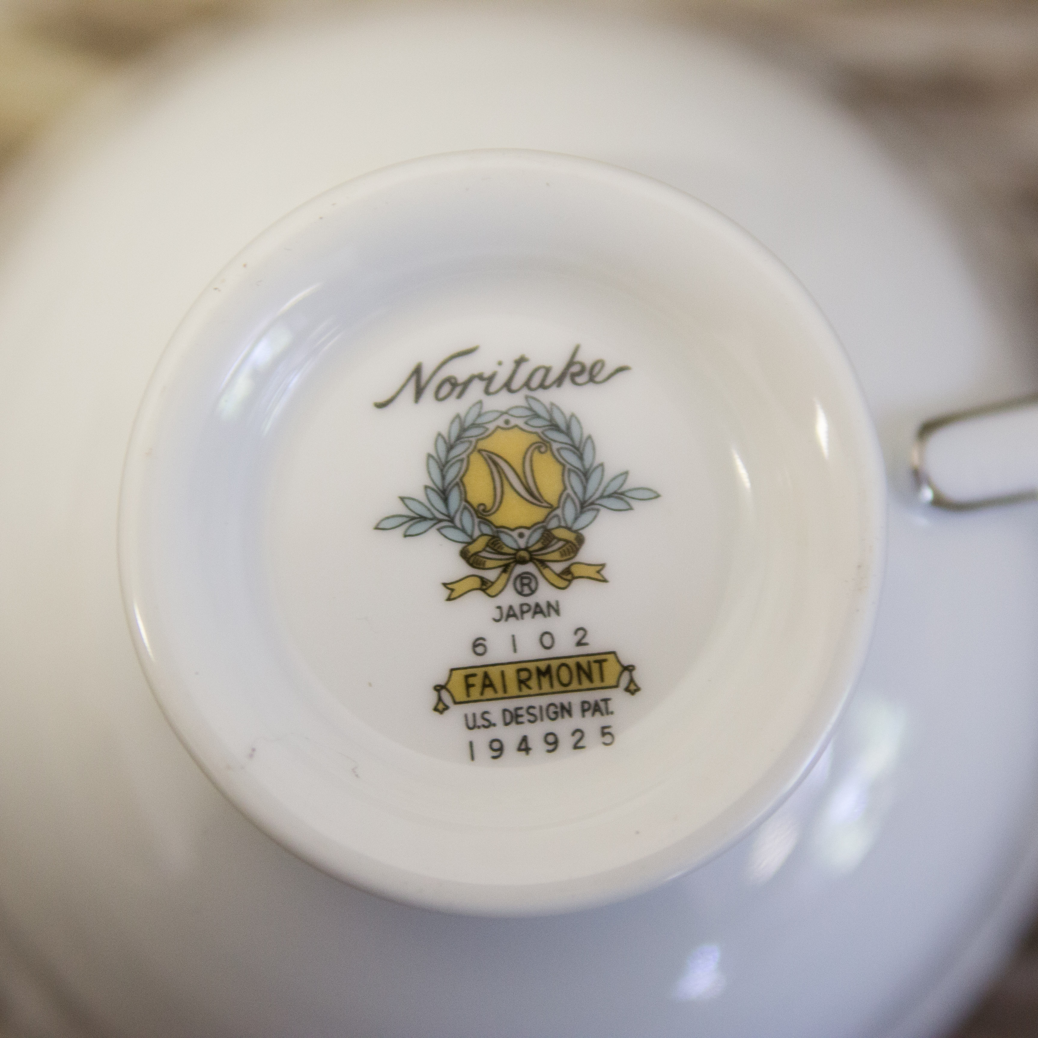 Noritake "Fairmont" Pattern China Set