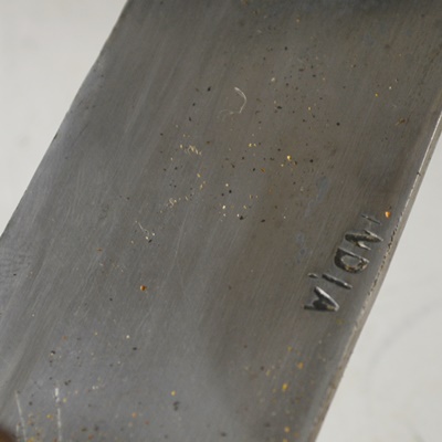 Wood Handle Carving Set With Carved Display Storage from India