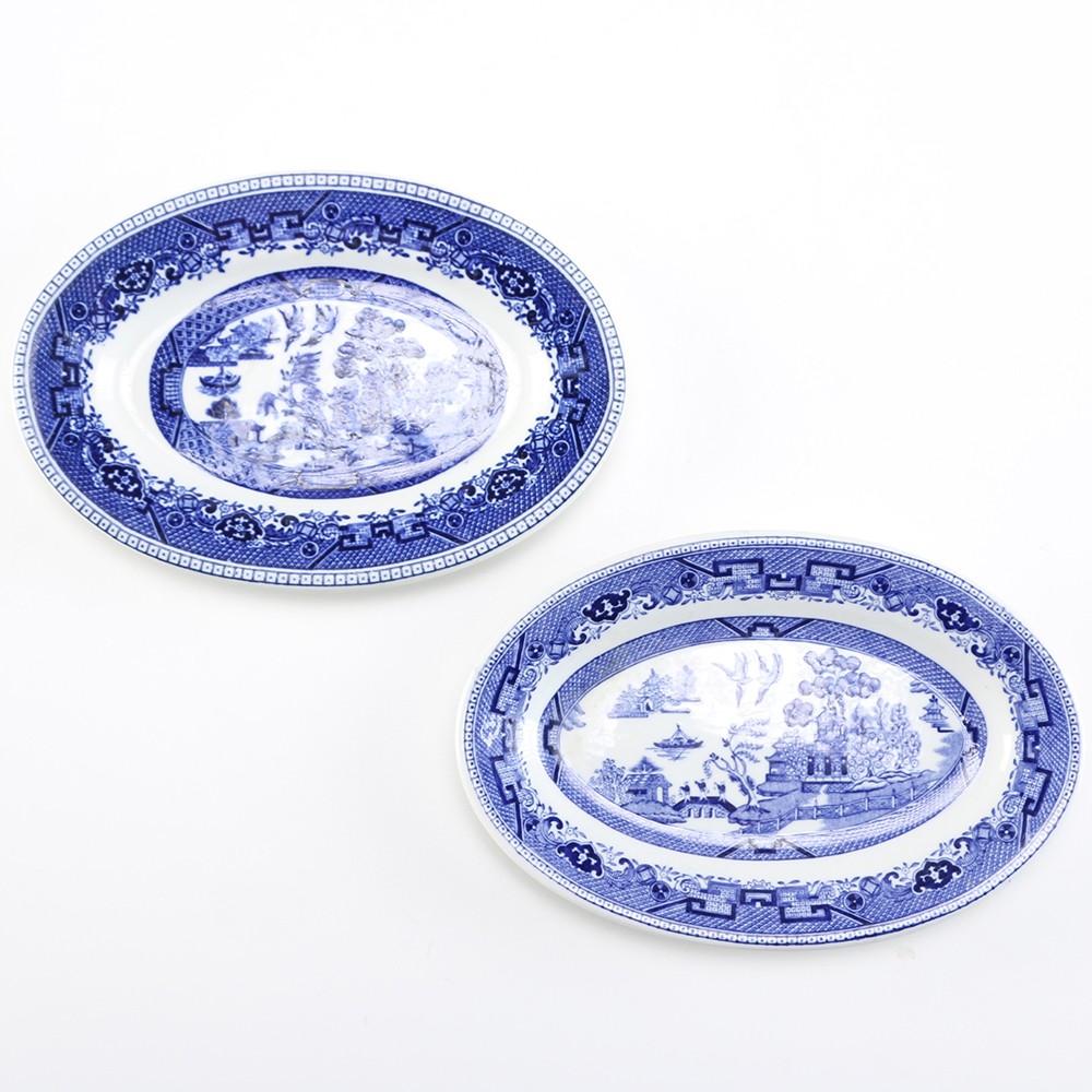 Blue and White Porcelain Dishes