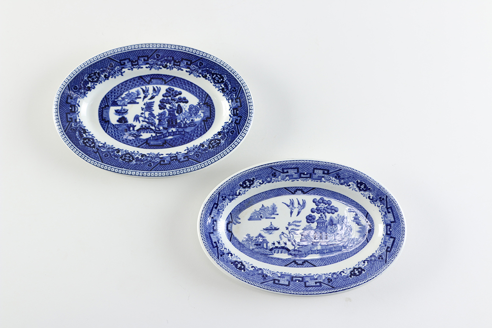 Blue and White Porcelain Dishes