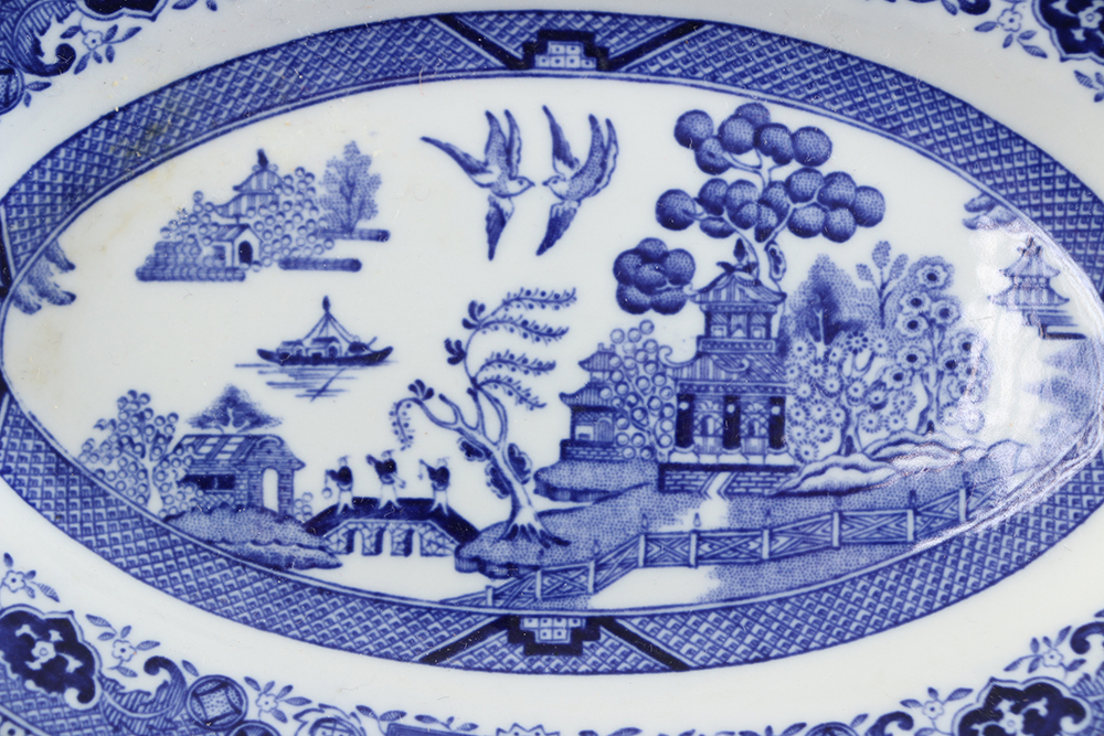 Blue and White Porcelain Dishes