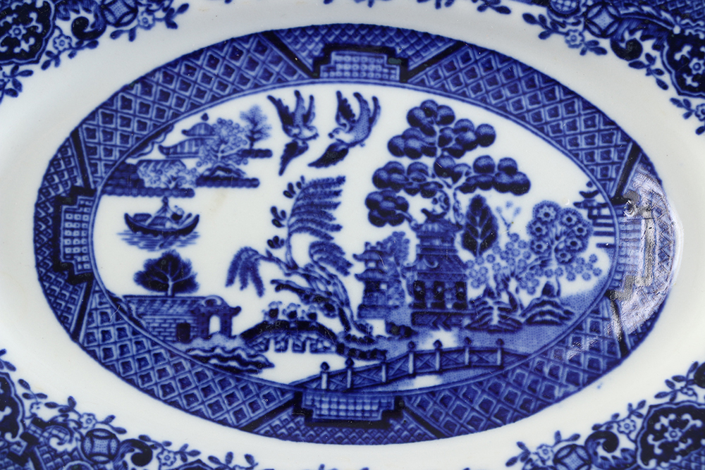 Blue and White Porcelain Dishes