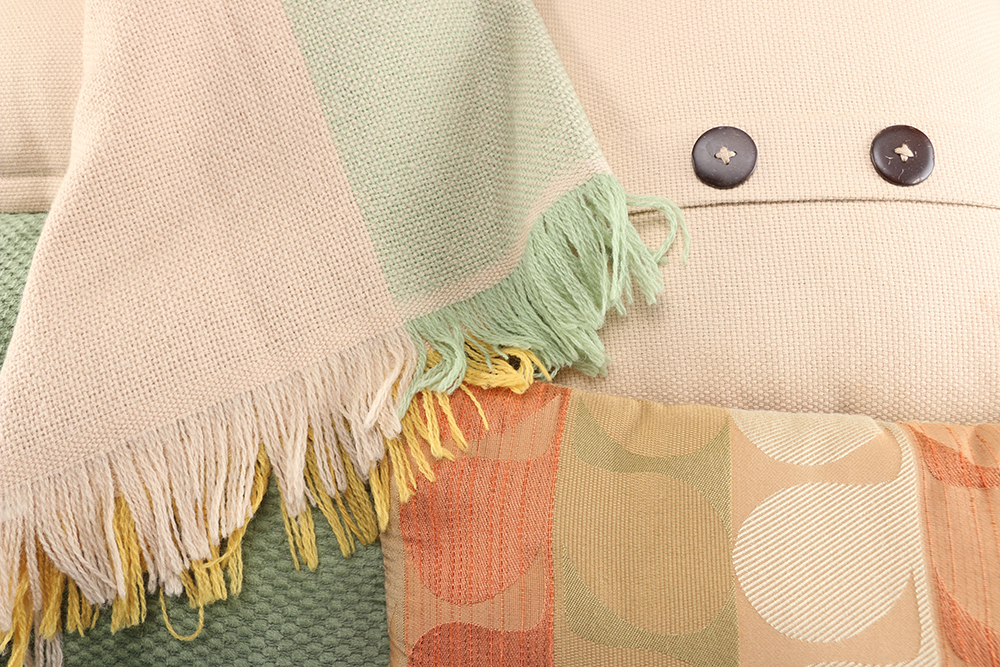 Pillows and Throw Blanket