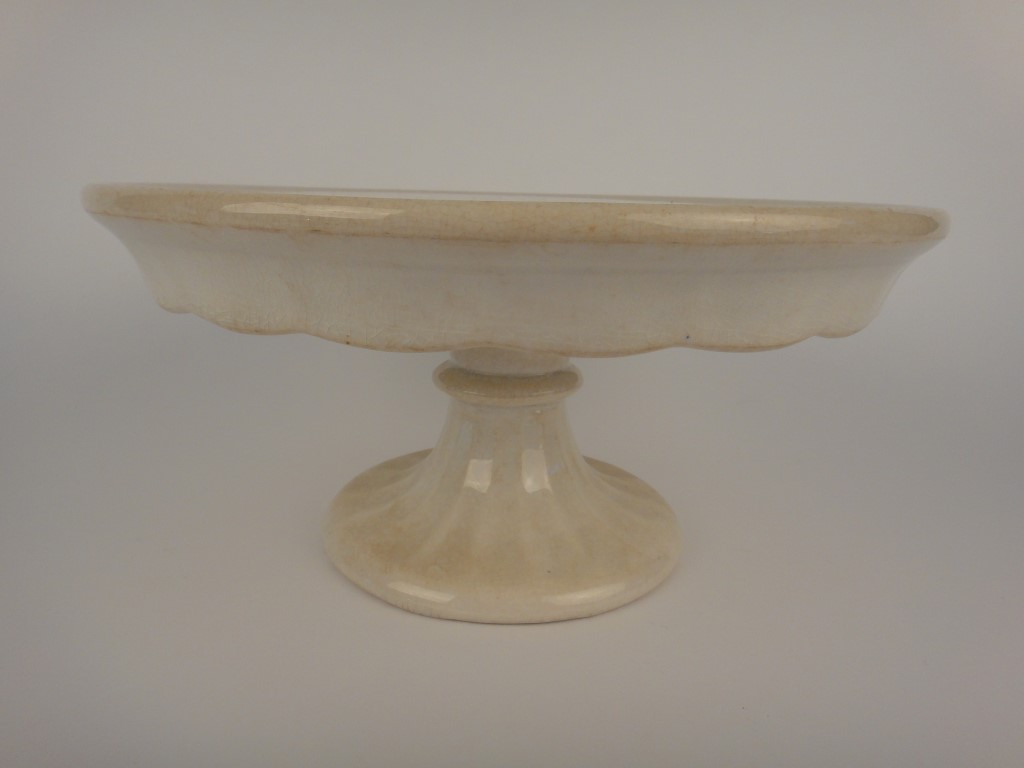 Antique Ironstone Cake Stand