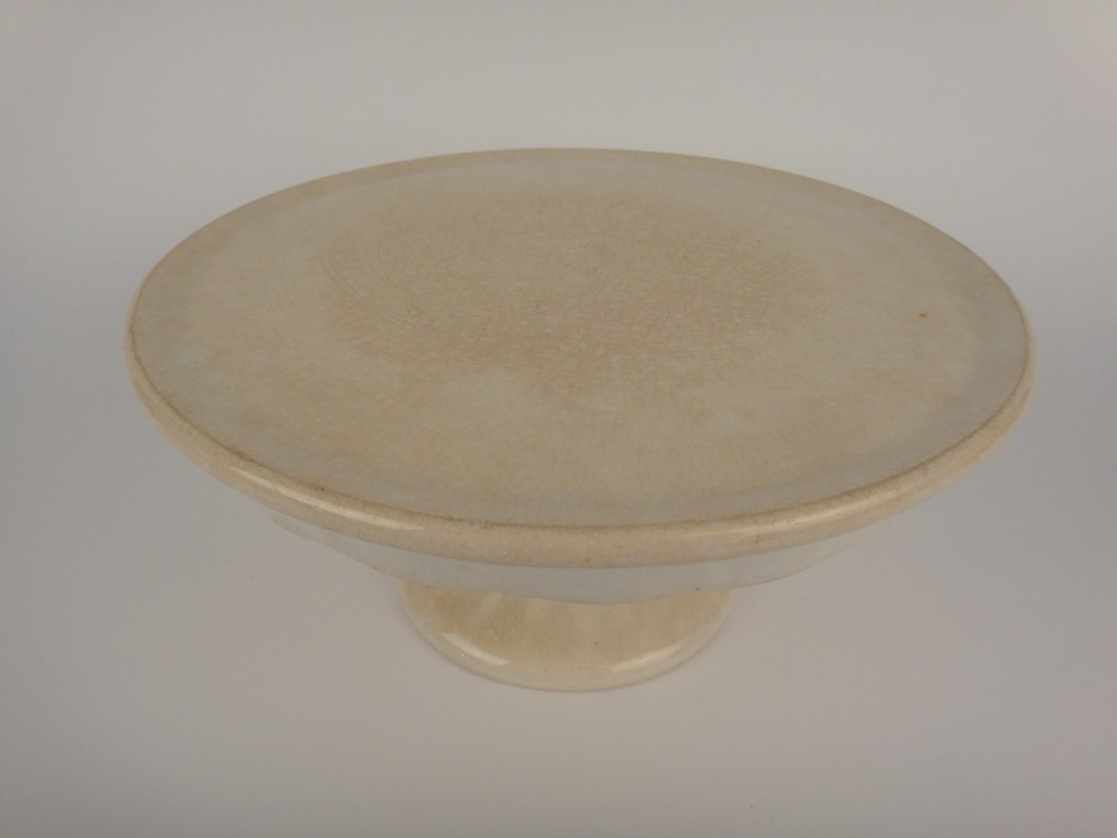 Antique Ironstone Cake Stand