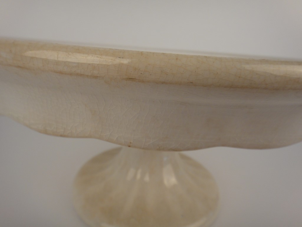 Antique Ironstone Cake Stand