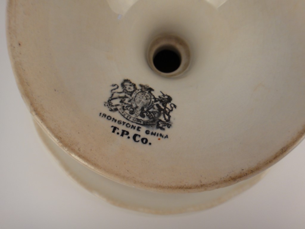 Antique Ironstone Cake Stand