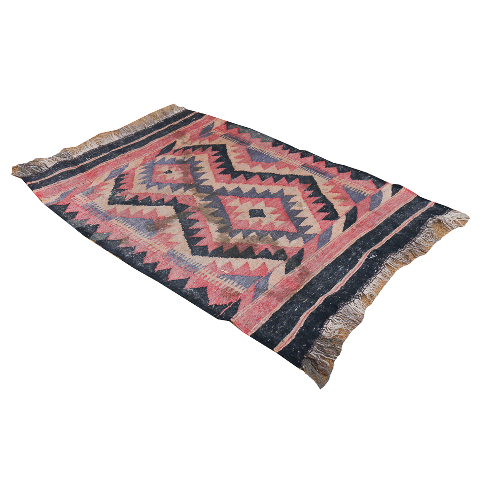Vintage Handwoven Anatolian Kilim Rug