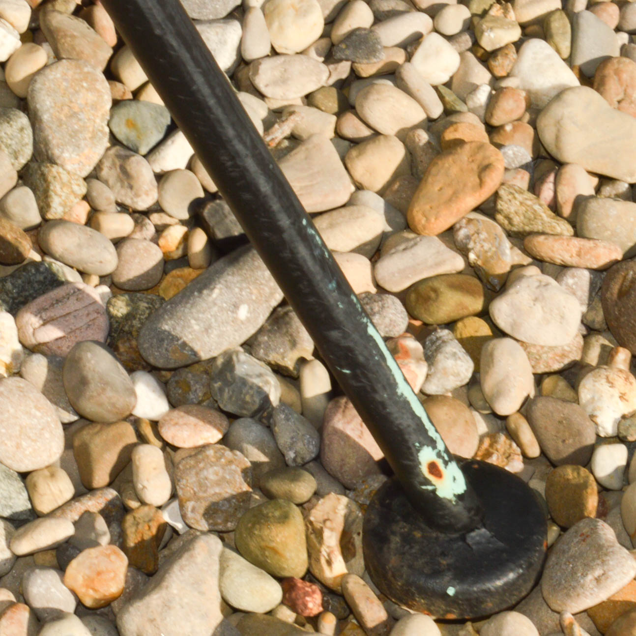 Round Wrought Iron Table and Four Chairs