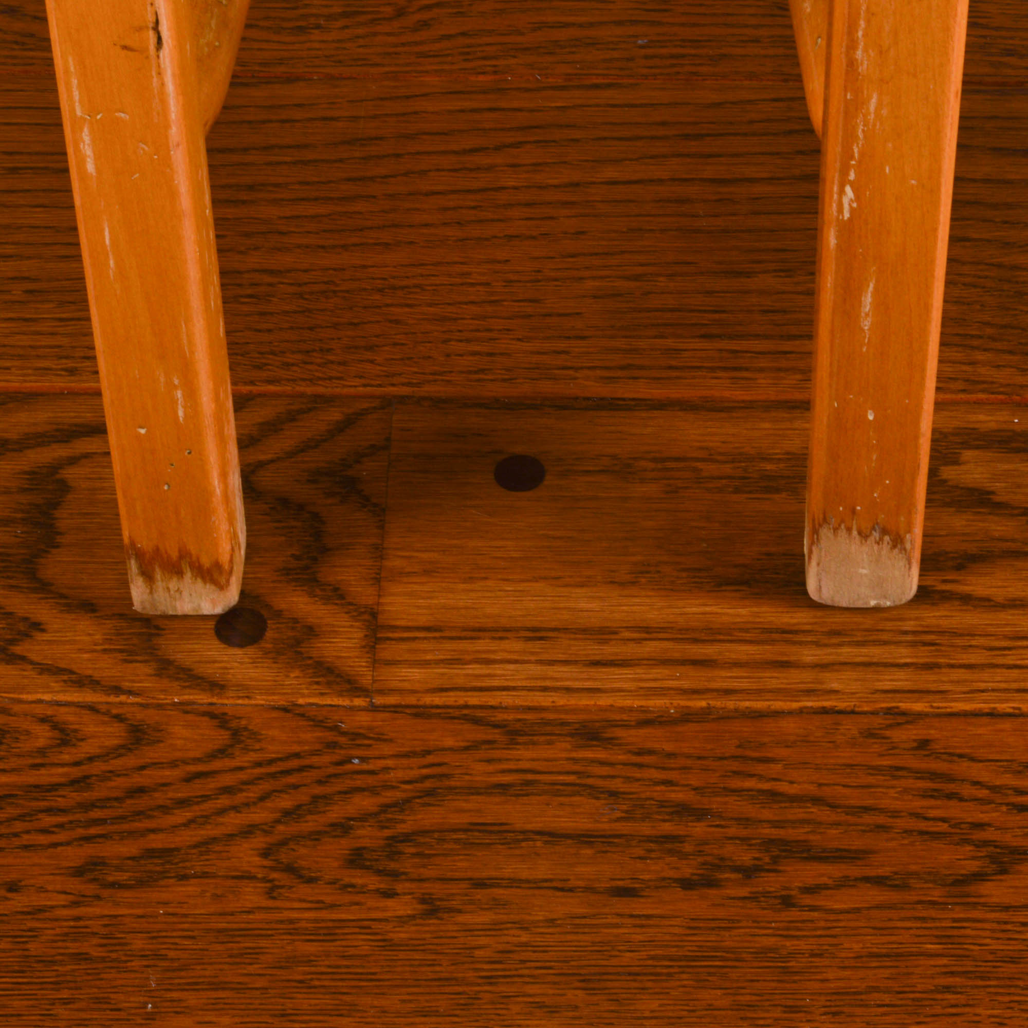 Pair of English Ladder-Back Arm Chairs