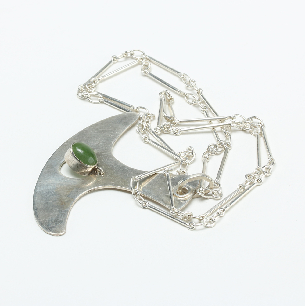 Oswaldo Guayasamín Sterling Silver Necklace and Ring