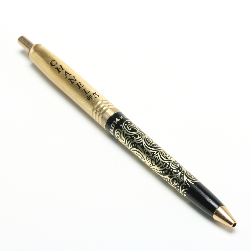 14K Yellow Gold Chanel "Arpege No. 5" Pen