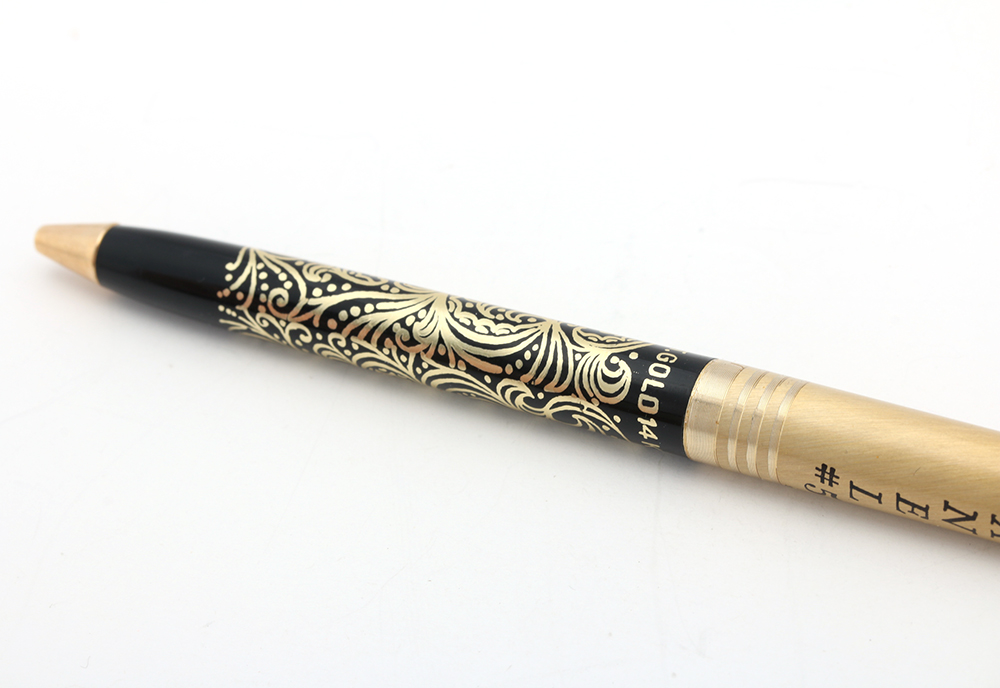 14K Yellow Gold Chanel "Arpege No. 5" Pen