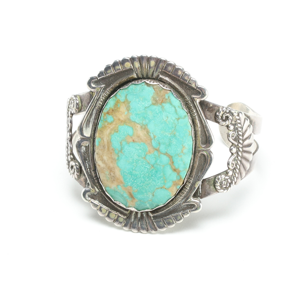 Sterling Bracelet With Turquoise