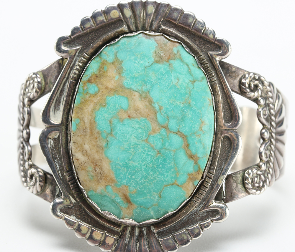 Sterling Bracelet With Turquoise