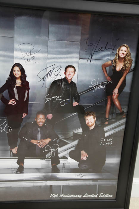 Limited Edition Autographed Collection from the 10th Anniversary American Idol Live! Tour