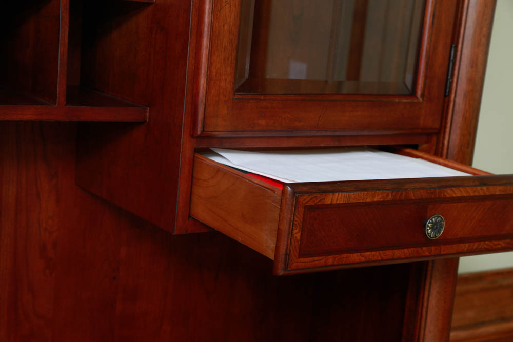 Desk with Hutch from Haverty's Premium Collection