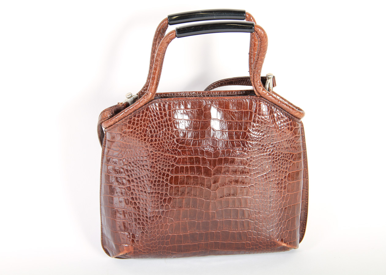 Vintage Georgio Armani and Judith Leiber Alligator Bags